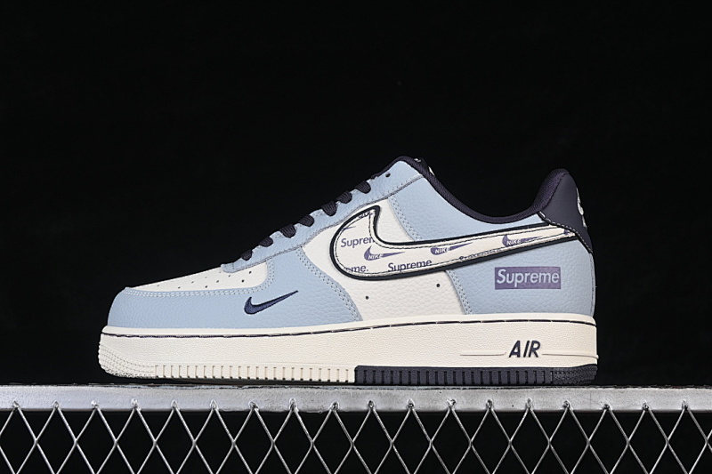 Nike Nike AIR FORCE 1 07 LOW WHITE/BLUE/BLACK · DD1928-308, photo 1