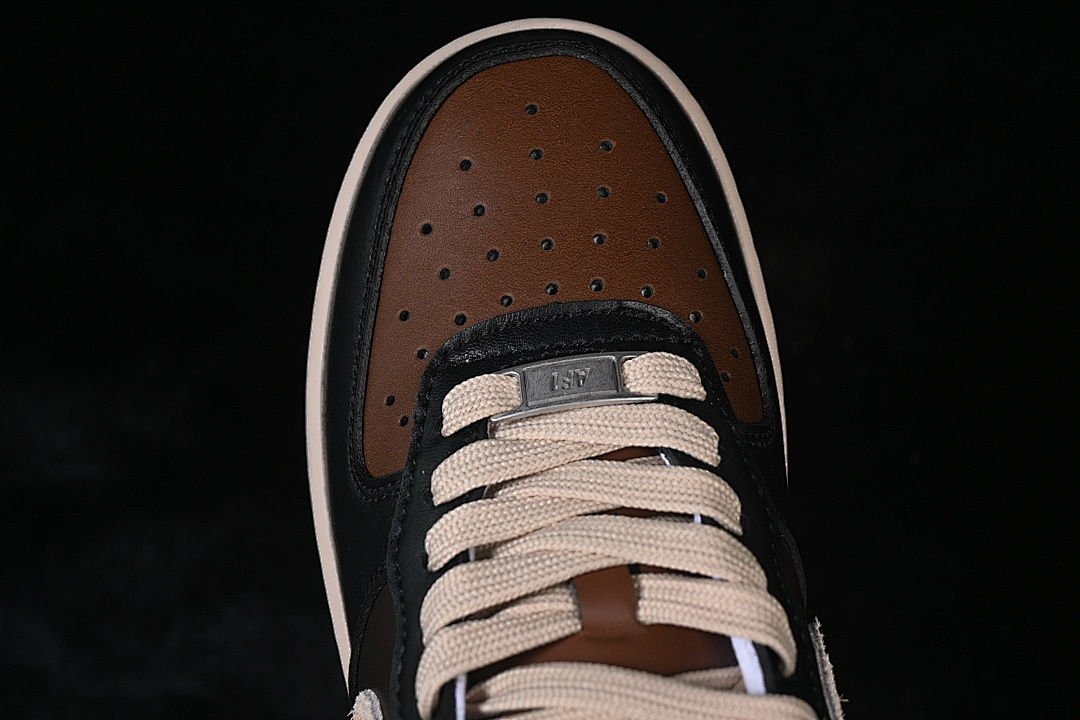 Nike [CJ9179-200]-[AIR FORCE 1 07 LOW CASUAL SNEAKERS PINK/COFFEE/BLACK]-[WOMAN:36-39]-[MAN:40-45] - Image 9
