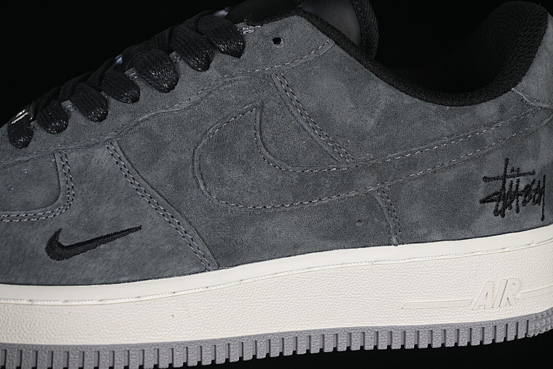 Nike [DV5477-401]-[AIR FORCE 1 07 LOW GREY/BLACK/WHITE]-[WOMAN:36-39]-[MAN:40-45] - Image 8