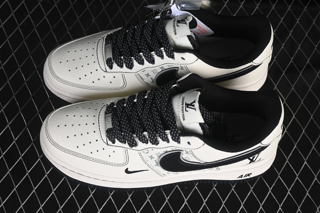 Nike [HH7518-080]-[AIR FORCE 1 07 LOW CASUAL BASKETBALL SHOES BLACK/WHITE]-[WOMAN:36-39]-[MAN:40-45] - Image 10