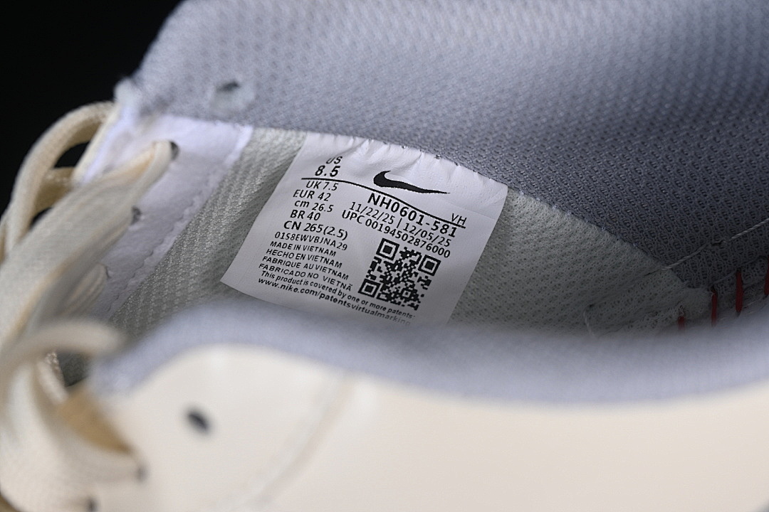 Nike [NH0601-581]-[AIR FORCE 1 07 LOW LOW-TOP CASUAL SNEAKERS WHITE/GREY]-[WOMAN:36-39]-[MAN:40-45] - Image 6