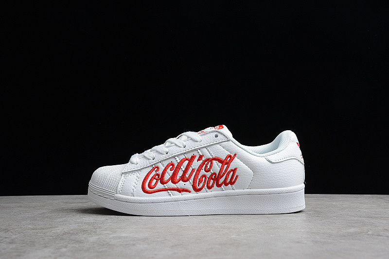 Adidas SUPERSTAR COCA COLA CLOUD WHITE/CLOUD WHITE/UNIVERSITY RED · ZA6606, photo 1