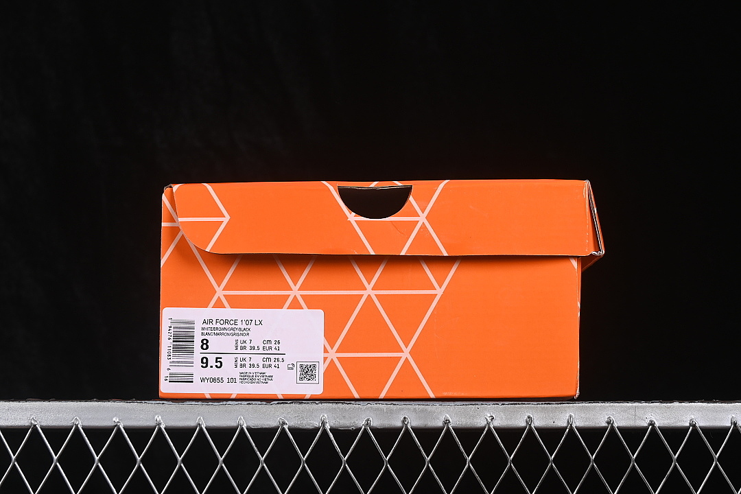 Nike [WY0655-101]-[AIR FORCE 1 07 LOW CASUAL SNEAKERS WHITE/BROWN/BLACK]-[WOMAN:36-39]-[MAN:40-45] - Image 12