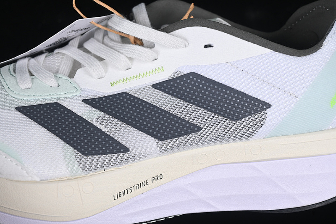 On Running [GY8407]-[ADIZERO BOSTON 11 CRYSTAL WHITE/NIGHT METALLIC/LINEN GREEN]-[WOMAN:36-39]-[MAN:40-45] - Image 8