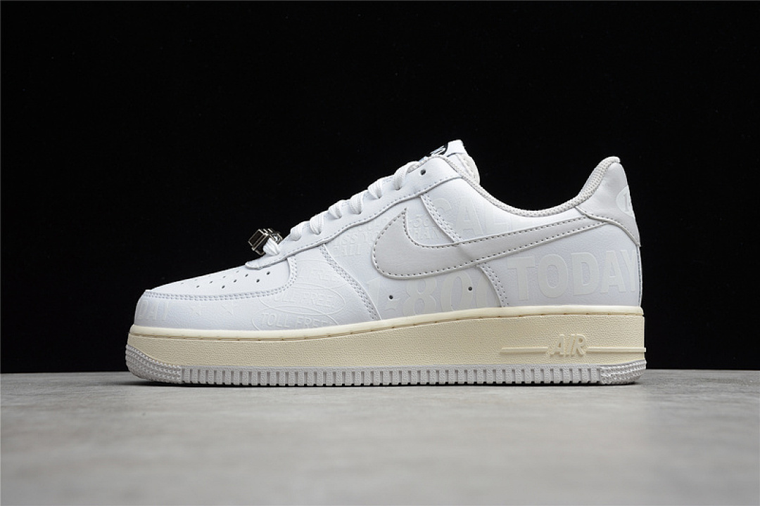 Nike [CJ1631-100]-[AIR FORCE 1 LOW 07 1-800 WHITE/VAST GREY-SAIL-BLACK]-[WOMAN:36-39]-[MAN:40-45], photo 1