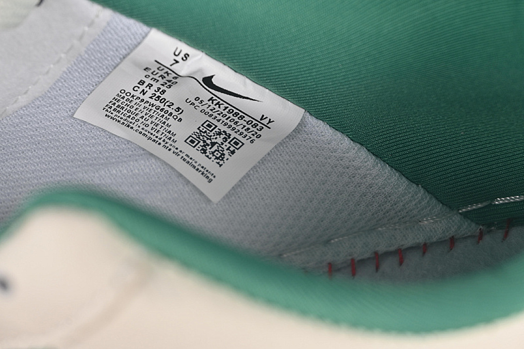 Nike [KK1988-083]-[AIR FORCE 1 07 LOW WHITE/GREEN]-[WOMAN:36-39]-[MAN:40-45] - Image 6