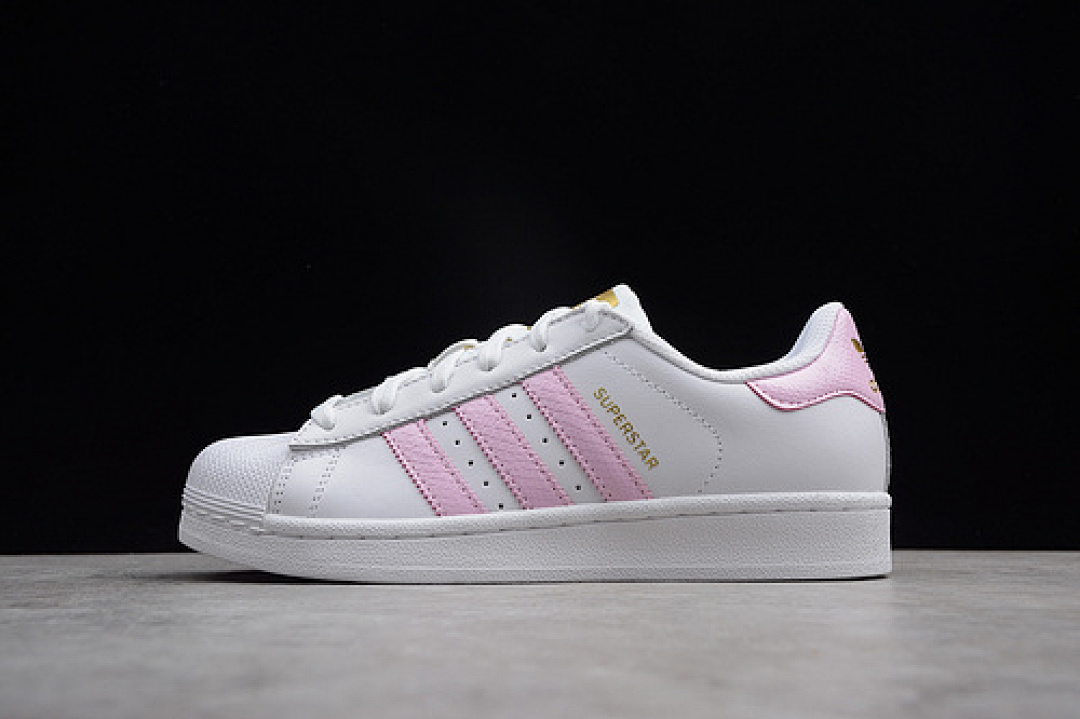 Adidas AD SUPERSTAR W ORIGINAL WHITE/PINK/GOLD · CQ1888, photo 1