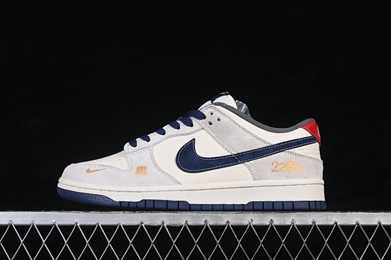 Nike SB DUNK LOW LOW-TOP CASUAL SNEAKERS WHITE/GREY/BLACK · MN1688-112, photo 1