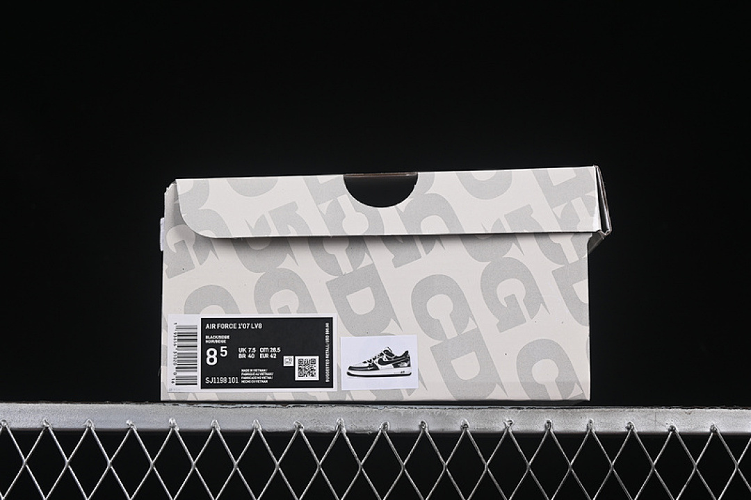Nike [SJ1198-101]-[AIR FORCE 1 07 LOW WHITE/BLACK/GREY]-[WOMAN:36-39]-[MAN:40-45] - Image 12