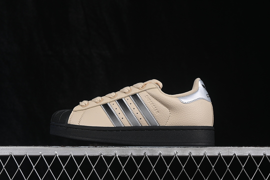 Unbranded [JR4234]-[SUPERSTAR II SHELL TOE CASUAL SNEAKERS BROWN/BLACK]-[WOMAN:35-39]-[MAN:40-45], photo 1