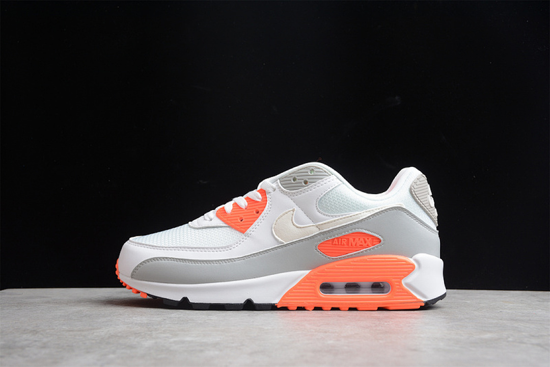 Unbranded [CT4352-103]-[AIR MAX 90 WHITE/WHITE/HYPER ORANGE/LIGHT SMOKE GREY]-[WOMAN:36-39]-[MAN:40-47], photo 1