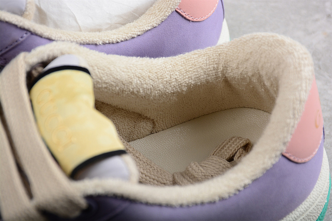 Gucci [GU*CCI ACE EMBROIDERED LOW-TOP PURPLE/MULTI-COLOR]-[WOMAN:35-40] - Image 7