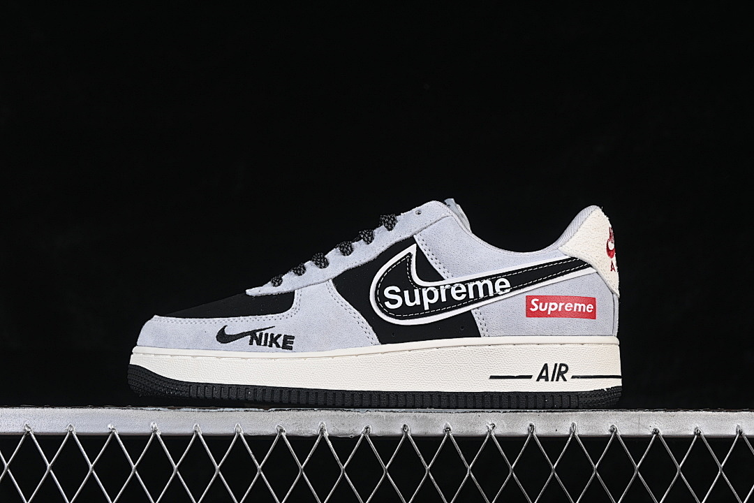 Nike [SS1979-003]-[AIR FORCE 1 07 LOW GREY/BLACK/WHITE]-[WOMAN:36-39]-[MN:40-45] - Image 2