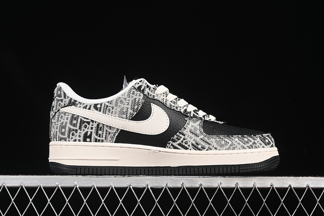 Nike [XS1958-581]-[AIR FORCE 1 07 LOW GREY/WHITE/BLACK]-[WOMAN:36-39]-[MAN:40-45] - Image 16
