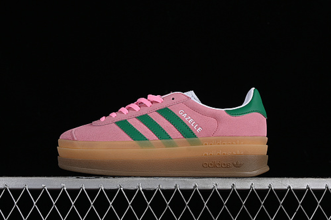 Unbranded [IE0420]-[ORIGINALS GAZELLE BOLD TRUE PINK/GREEN/CLOUD WHITE]-[WOMAN:35-42], photo 1