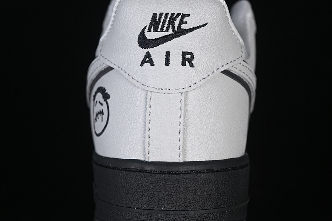 Nike [XL1979-128]-[AIR FORCE 1 07 LOW WHITE/BLACK]-[WOMAN:36-39]-[MAN:40-45] - Image 7
