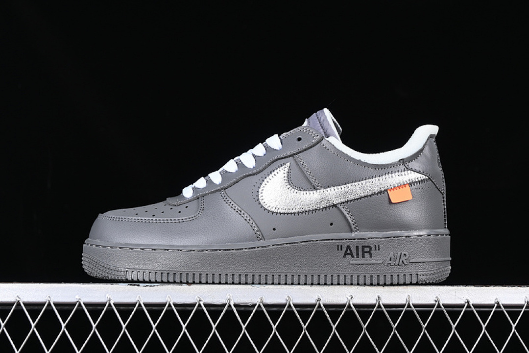 Nike [DX1419-500]-[OFF WHITE X AIR FORCE 1 07 LOW GREY/WHITE]-[MAN:40-45], photo 1