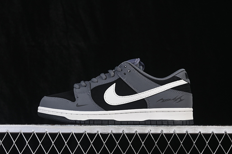 Nike SB DUNK LOW LOW-TOP CASUAL SNEAKERS GREY/BLACK/WHITE · BW0620-136, photo 1