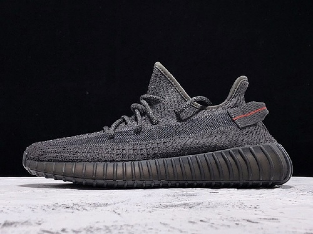 Adidas [FU9007]-[HUPU YEEZY BOOST 350 V2 STATIC REFLECTIVE BLACK/BLACK]-[UNISEX:36-46.5], photo 1