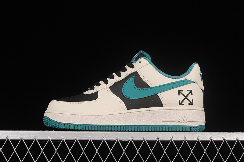 Nike Nike AIR FORCE 1 LOW 07 BEIGE/BLACK/GREEN · BS8872-023, photo 1