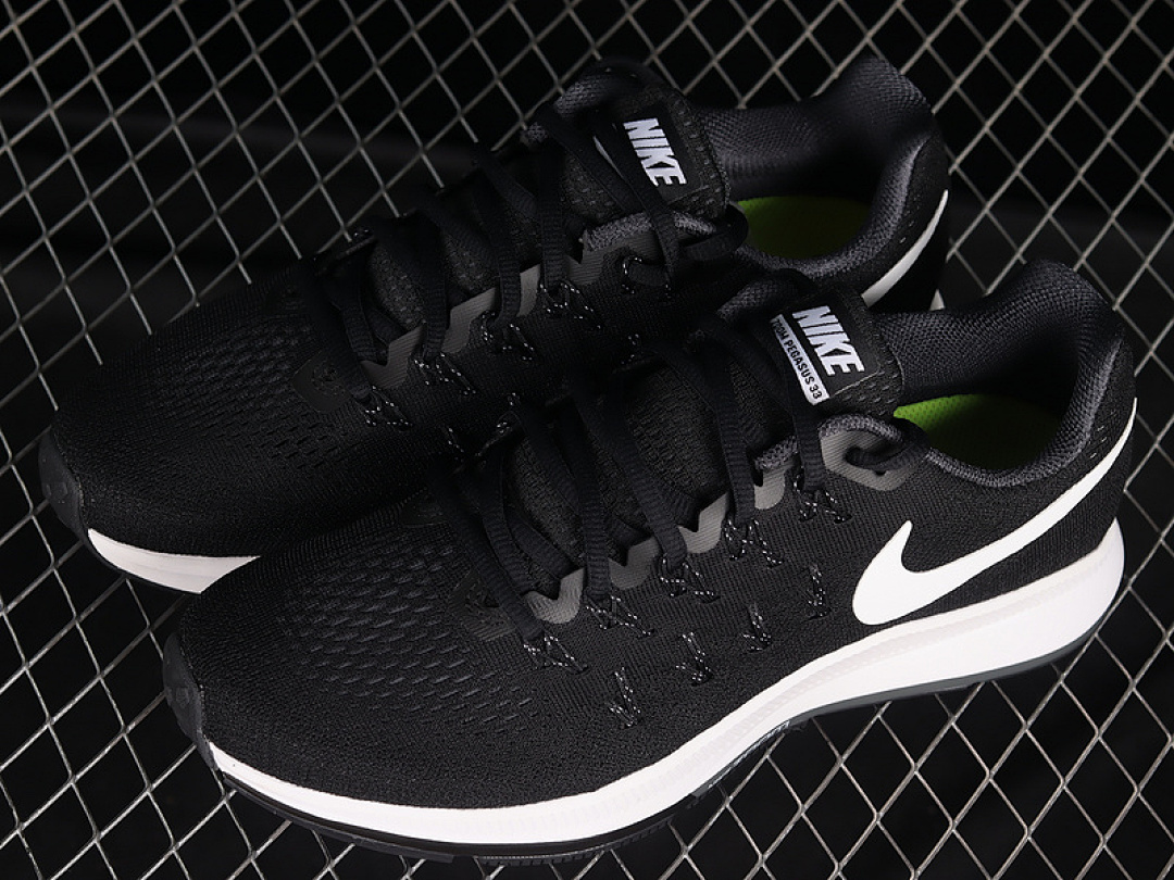Nike [831352-001]-[AIR ZOOM PEGASUS 33 BLACK/WHITE-ANTHRACITE-COOL GREY]-[WOMAN:36-39]-[MAN:40-44] - Image 11