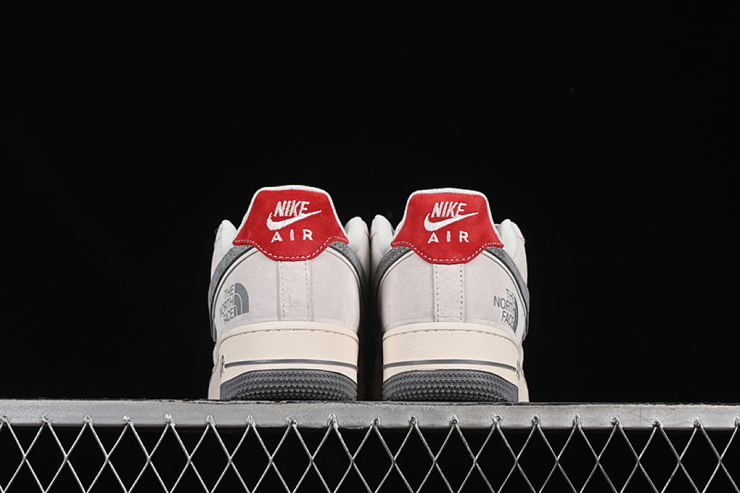 Nike [YX5066-313]-[AIR FORCE 1 07 LOW WHITE/GREY/RED]-[WOMAN:36-39]-[MAN:40-45] - Image 14