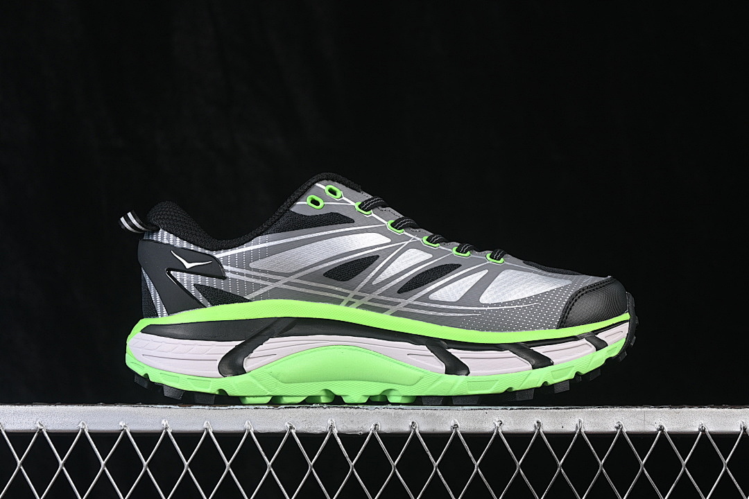 Hoka [1126851-BCKLC]-[HOKA ONE RUNNING SHOES BLACK/ELECTRIC GREEN]-[WOMAN:36-39]-[MAN:40-46] - Image 5
