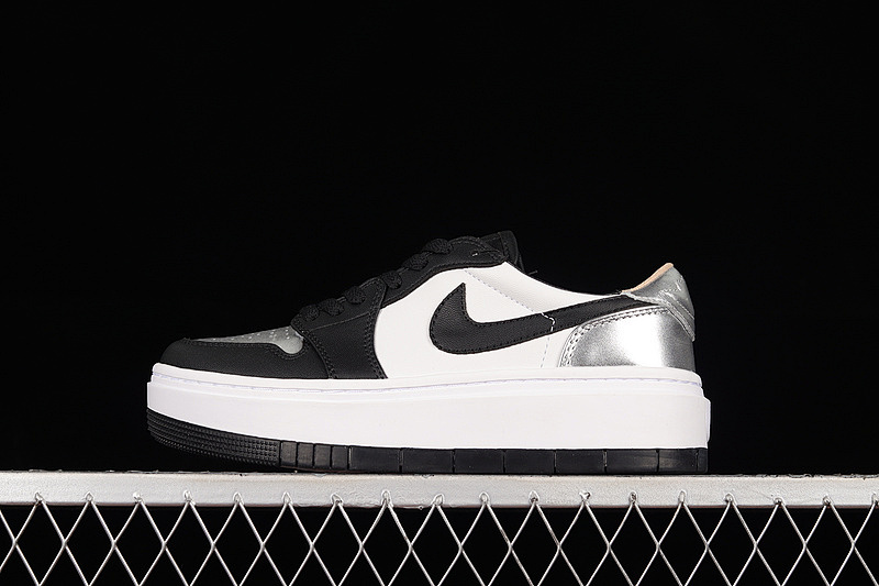 Jordan AIR Jordan 1 ELEVATE LOW SILVER TOE WHITE/BLACK-SILVER · DQ8561-001, photo 1