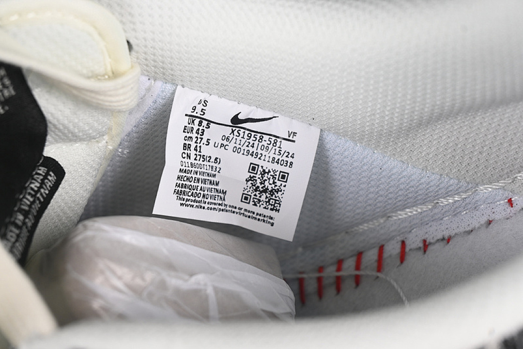 Nike [XS1958-581]-[AIR FORCE 1 07 LOW GREY/WHITE/BLACK]-[WOMAN:36-39]-[MAN:40-45] - Image 6