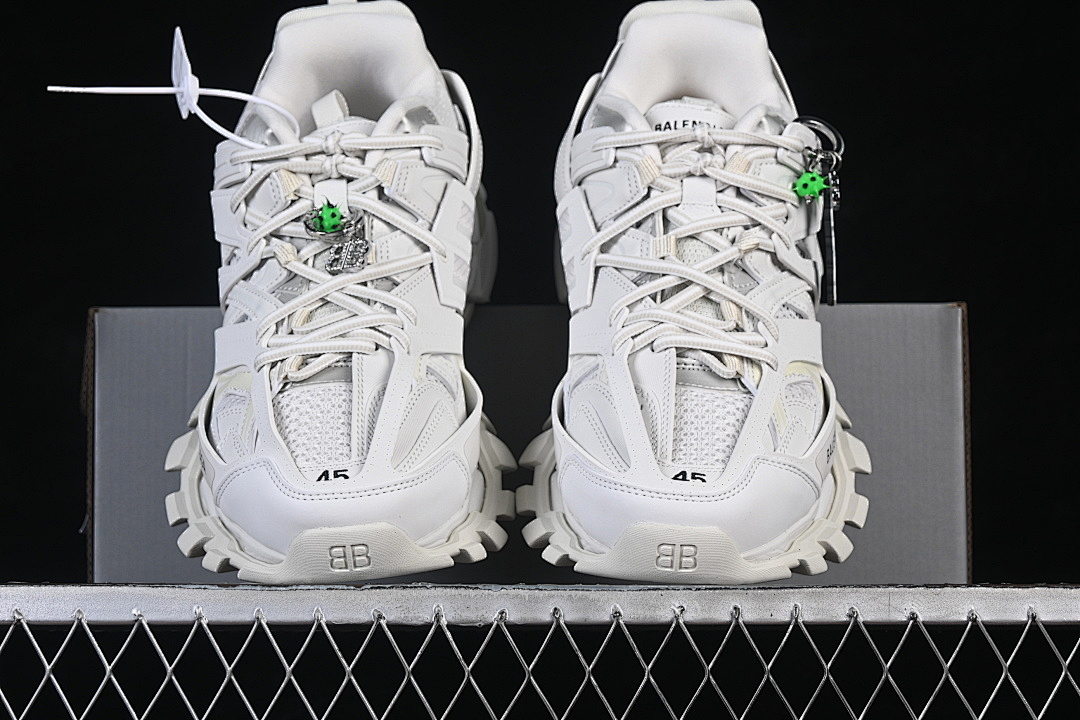Balenciaga [WTRHM9000]-[CHARMS MAN TRENDY RUNNING SHOES WHITE/BEIGE]-[WOMAN:35-39]-[MAN:40-46] - Image 13