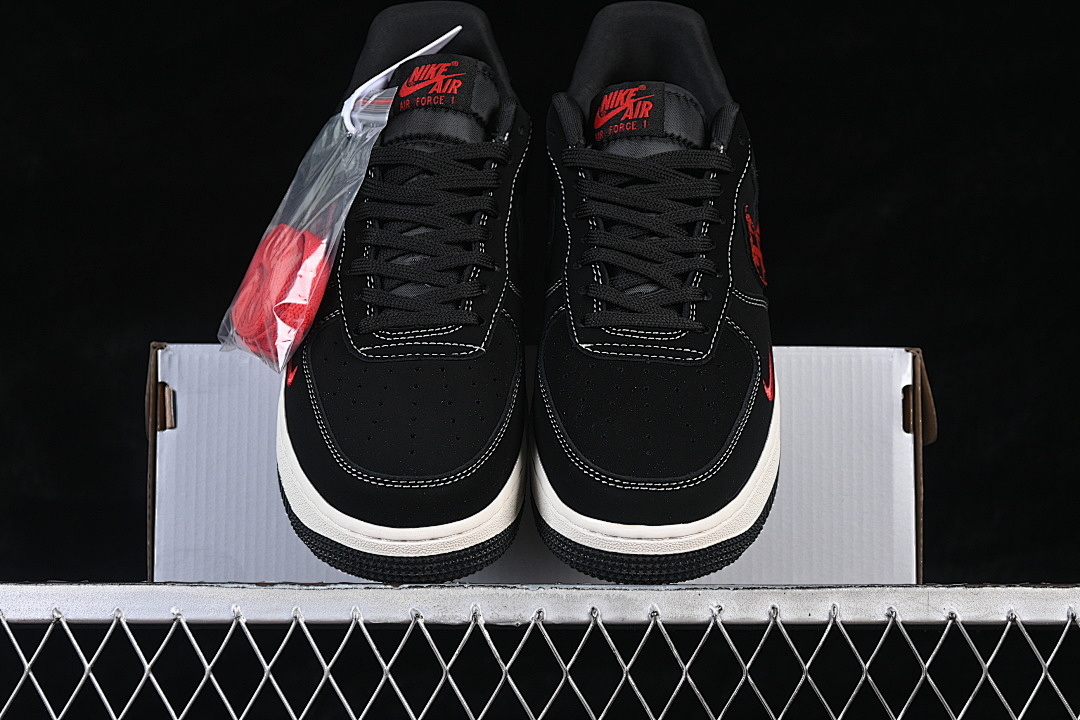 Nike [LD1999-007]-[AIR FORCE 1 07 LOW CASUAL SHOES RED/WHITE/BLACK/PINK]-[WOMAN:36-39]-[MAN:40-45] - Image 12