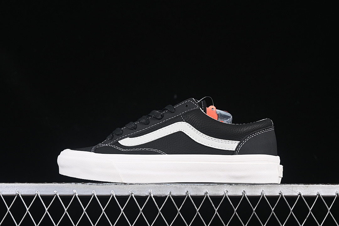 Unbranded [VN000D57BLK]-[LOW TOP RETRO CASUAL SNEAKERS BLACK/WHITE]-[WOMAN:35-39]-[MAN:40-44], photo 1
