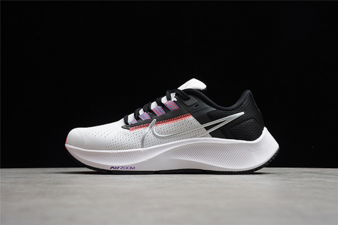 Nike Nike AIR ZOOM PEGASUS 38 WHITE/BLACK/FLASH CRIMSON/METALLIC SILVER · CW7358-101, photo 1
