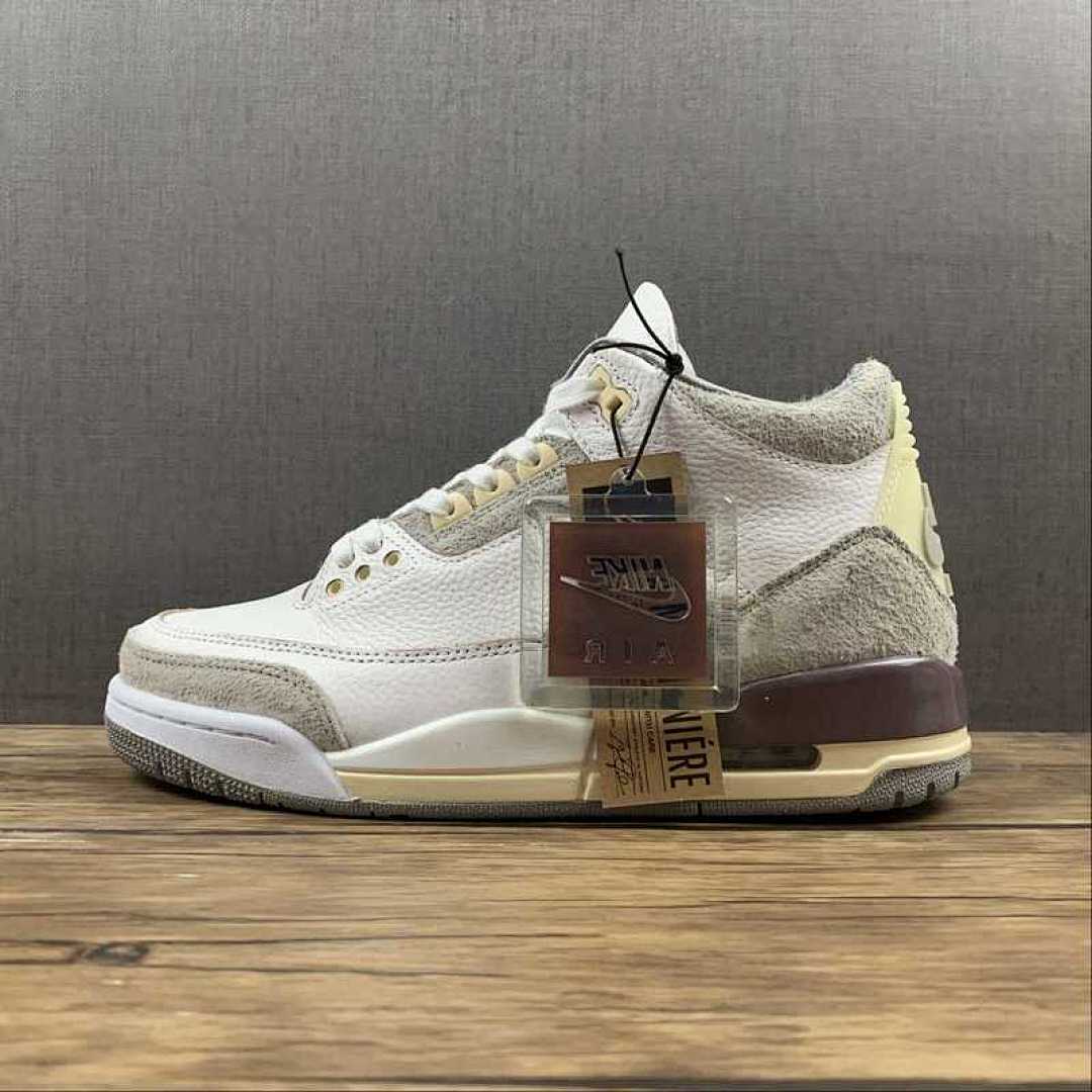 Jordan [DH3434-110]-[A MA MANIÉRE X AIR JORDAN 3 RETRO SP RAISED BY WOMEN WHITE/MEDIUM (GREY]), photo 1