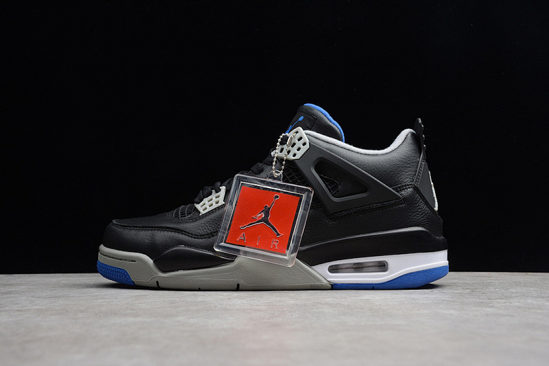 Jordan [308497-006]-[AIR JORDAN 4 RETRO ALTERNATE BLACK/GAME ROYAL-MATTE SILVER]-[MAN:40-47.5]-[OG00218], photo 1