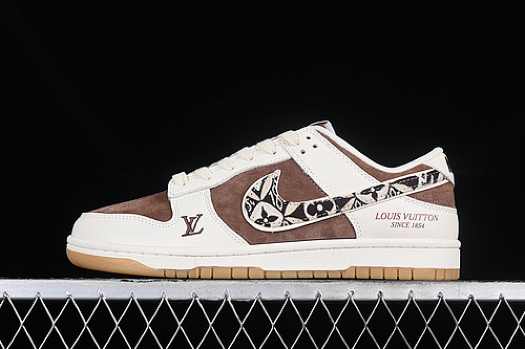 Off-White [JH8035-928]-[SB DUNK LOW L*V OFF WHITE/BROWN]-[WOMAN:36-39]-[MAN:40-45], photo 1