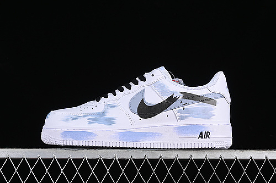Nike [CW2288-111]-[AIR FORCE 1 07 LOW BLUE/WHITE/GREY/BLACK]-[WOMAN:36-39]-[MAN:40-45], photo 1