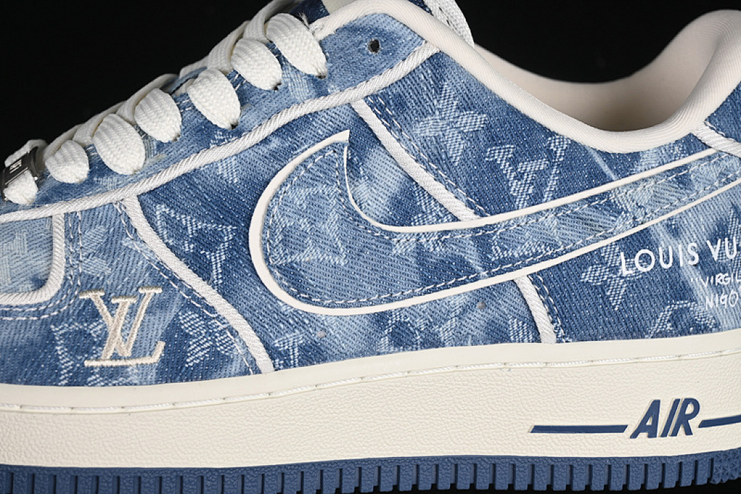 Nike [SC9207-532]-[AIR FORCE 1 07 LOW LV WHITE/BLUE]-[WOMAN:36-39]-[MAN:40-45] - Image 8