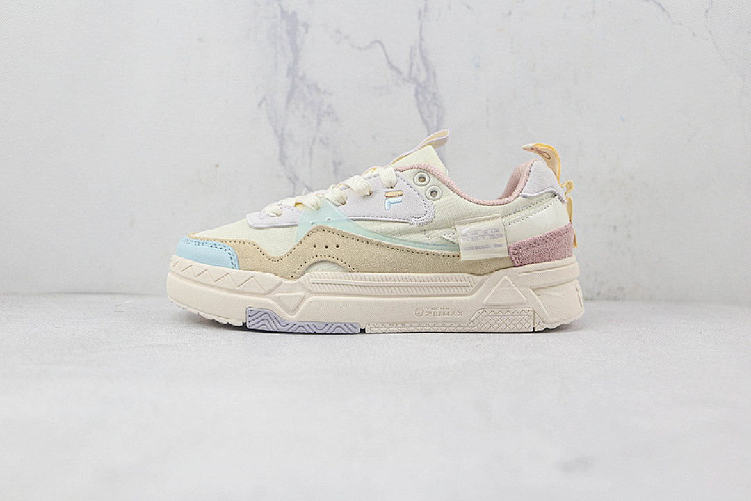 Fila [FI*LA FUSION PLATFORM DAD SHOES WHITE/SKY BLUE/PINK]-[WOMAN:35.5-40], photo 1