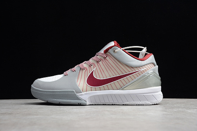 Nike Nike AIR ZOOM KOBE IV PROTRO BASKETBALL SHOE GERY/RED/WHITE · AV6339-061, photo 1