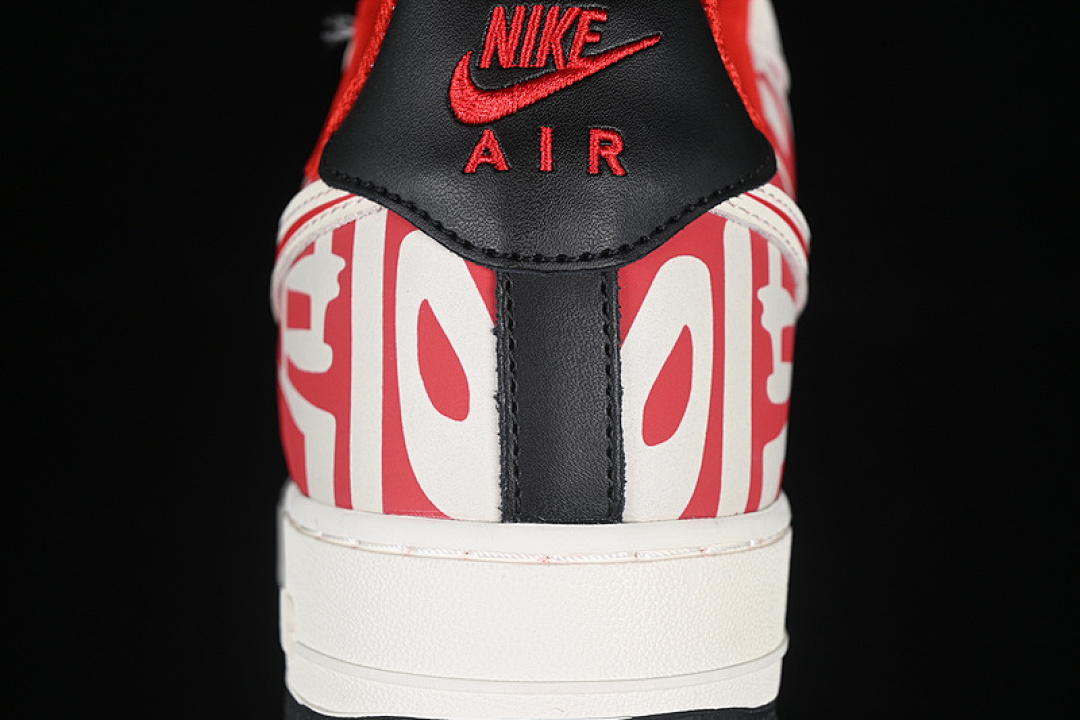 Nike [DF0188-020]-[AIR FORCE 1 07 LOW WHITE/RED/BLACK]-[WOMAN:36-39]-[MAN:40-45] - Image 7