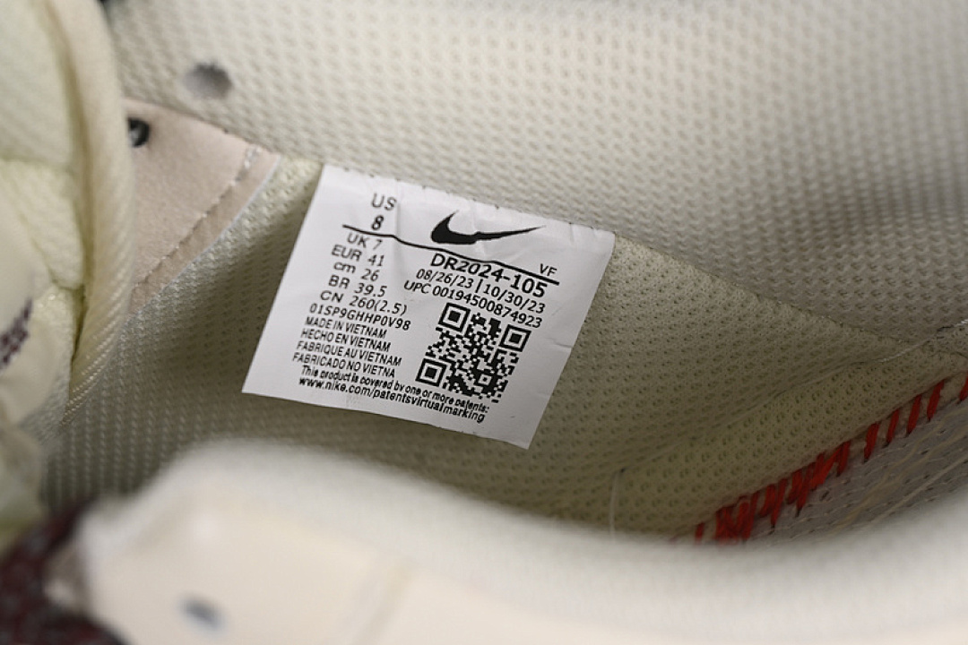Nike [DR2024-105]-[AIR FORCE 1 07 LOW DREAMK WHITE/RED]-[WOMAN:36-39]-[MAN:40-45] - Image 6