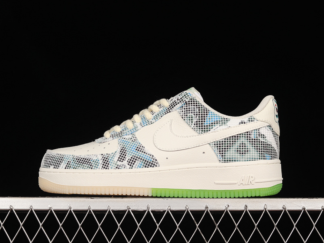 Nike [CW1888-716]-[AIR FORCE 1 LOW 07 LION DANCE WHITE/GREEN/BLACK]-[WOMAN:36-39]-[MAN:40-45], photo 1