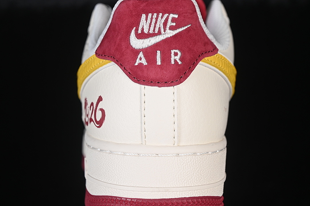 Nike [HT5088-611]-[AIR FORCE 1 07 LOW WHITE/RED/YELLOW]-[WOMAN:36-39]-[MAN:40-45] - Image 7