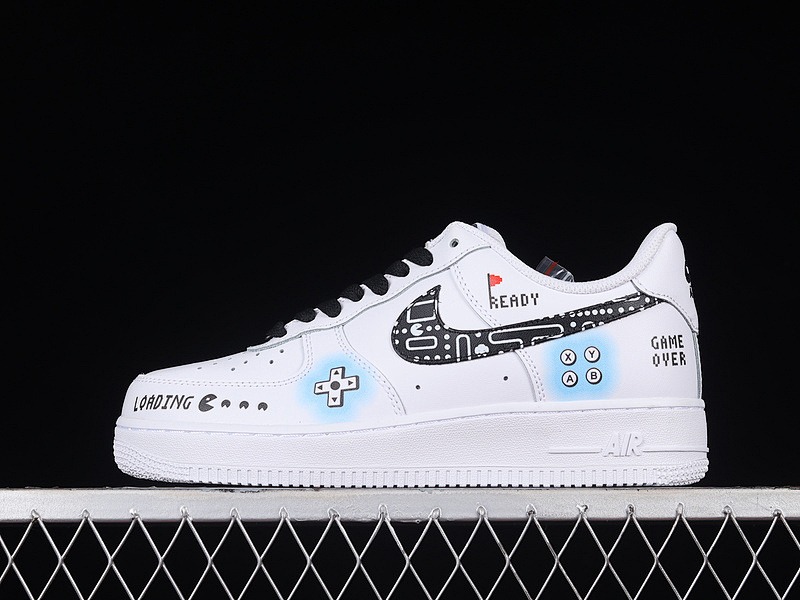 Nike Nike AIR FORCE 1 LOW 07 PS5 WHITE/BLACK/LIGHT BLUE · CW2288-228, photo 1