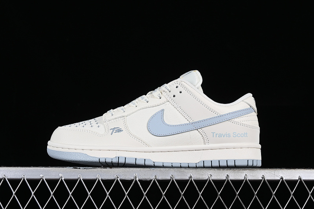 Nike SB DUNK LOW TS WHITE/GRET/BLUE · DD1391-132, photo 1