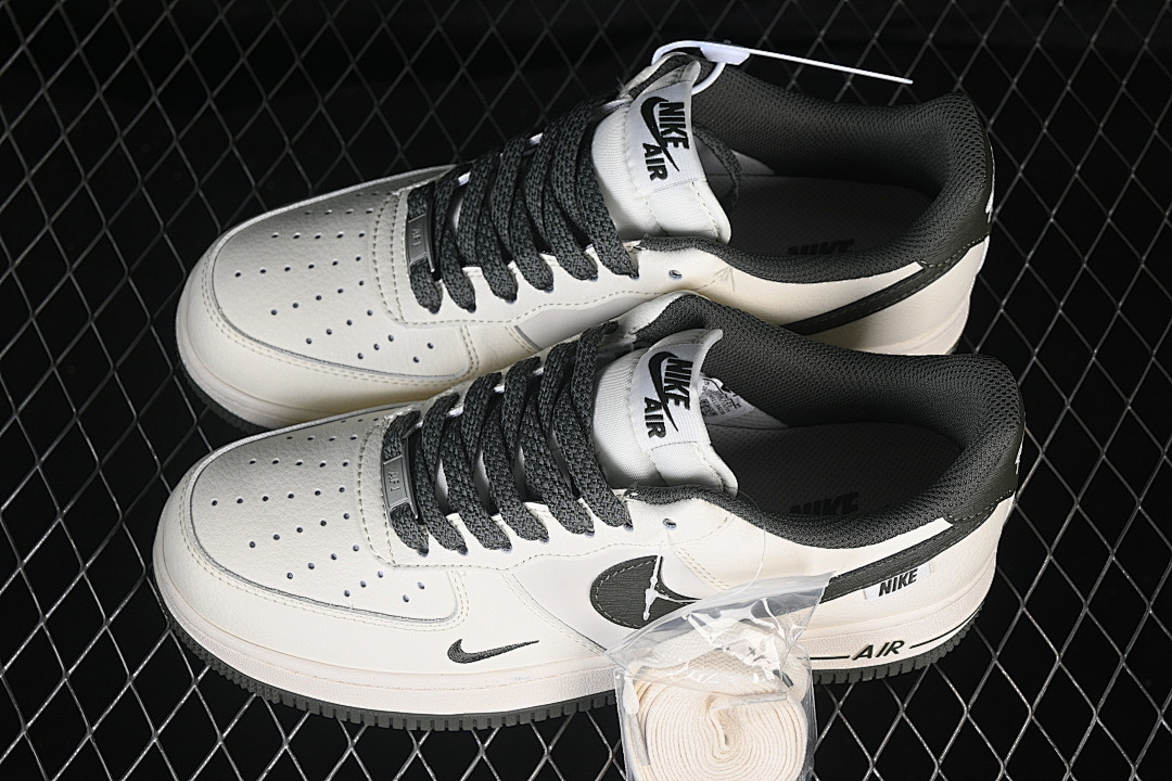 Nike [SM6668-125]-[AIR FORCE 1 07 LOW WHITE/DARK GREEN/WHITE]-[WOMAN:36-39]-[MAN:40-45] - Image 11