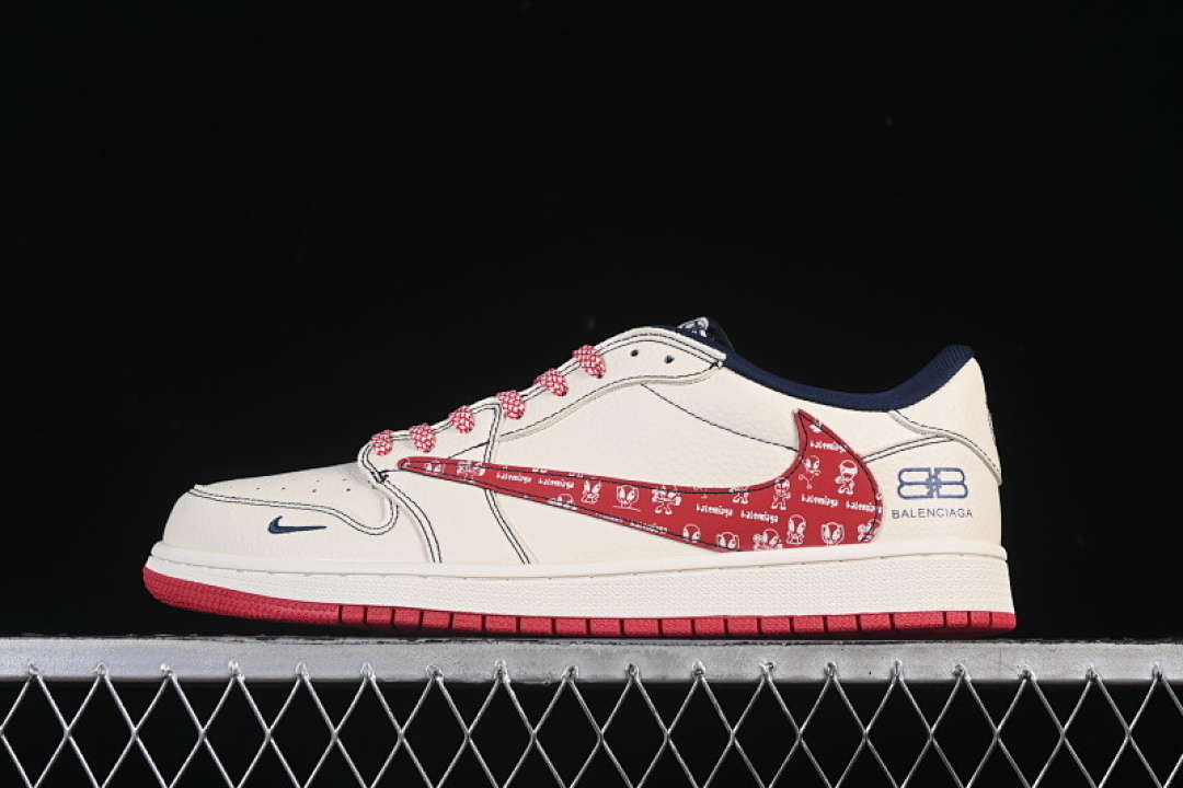 Jordan [DS2025-001]-[AIR JORDAN 1 LOW OG SP BEIGE/RED]-[WOMAN:36-39]-[MAN:40-45], photo 1