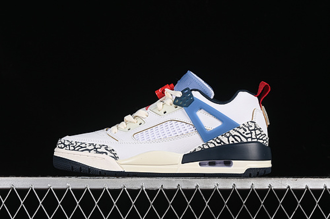 Jordan [HM3712-164]-[JORDAN SPIZIKE LOW AJ WHITE/ARMORY NAVY/AEGEAN STORM/GYM RED]-[UNISEX:36-47.5], photo 1