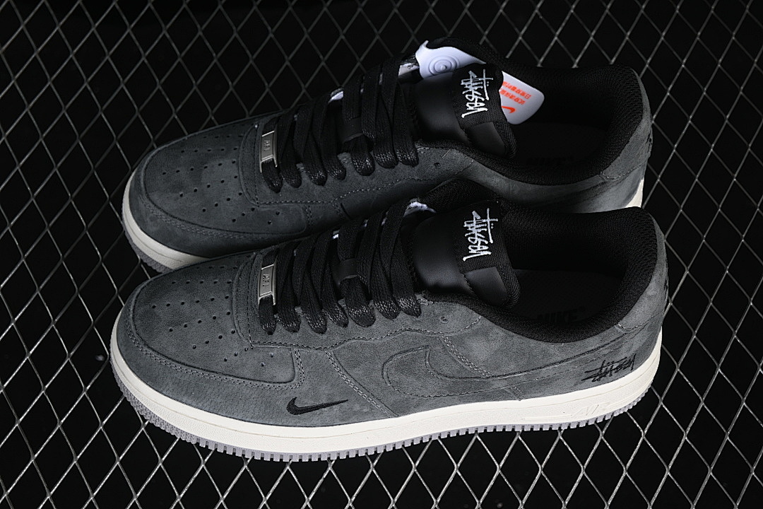 Nike [DV5477-401]-[AIR FORCE 1 07 LOW GREY/BLACK/WHITE]-[WOMAN:36-39]-[MAN:40-45] - Image 11